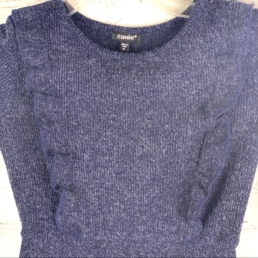 new-zunie 3/4 Length BellSleeve Sweater Knit Dress - Picture 6 of 16